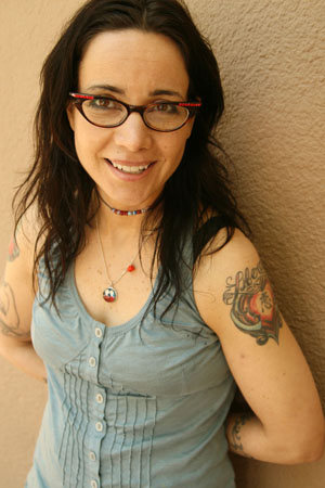 Janeane Garofalo performs on Wednesday at Totally J/K