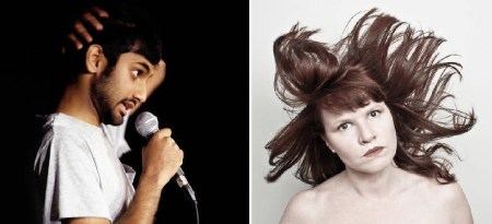 Aziz Ansari and Pamela Murphy