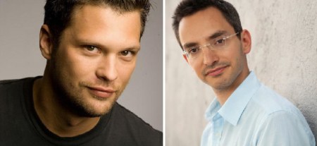 Julian McCullough and Myq Kaplan