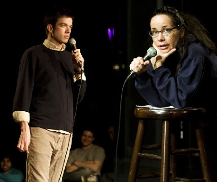 John Mulaney and Janeane Garofalo John Mulaney and Janeane Garofalo