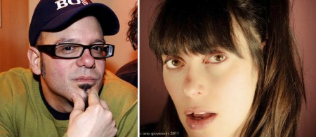 David Cross and Andrea Rosen