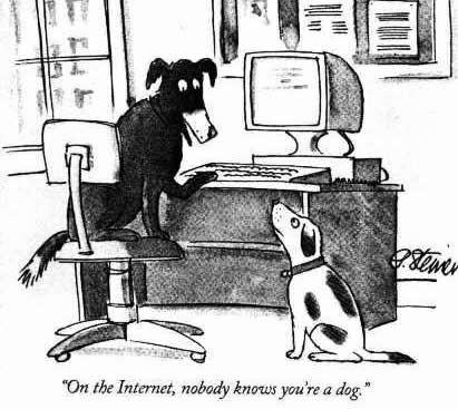 The New Yorker - Nobody knows youy're a dog