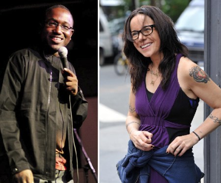 Hannibal Buress and Janeane Garofalo Hannibal Buress and Janeane Garofalo