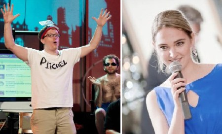 Chris Gethard and Jena Friedman Chris Gethard and Jena Friedman