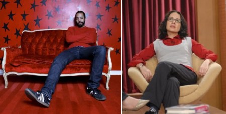 Wyatt Cenac and Janeane Garofalo Wyatt Cenac and Janeane Garofalo