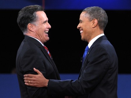 Mitt Romney and Barack Obama