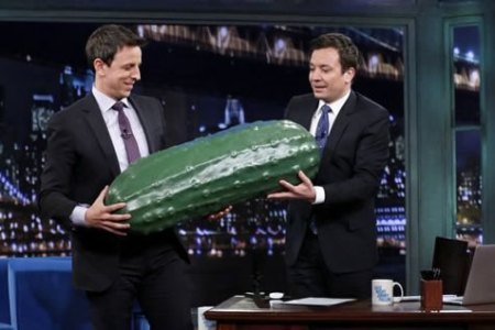 Seth Meyers and Jimmy Fallon