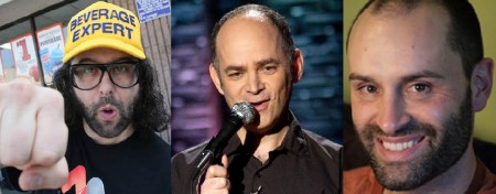 Judah Friedlander, Todd Barry, and Ted Alexandro