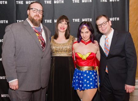 Peter Aguero, Ophira Eisenberg and Adam Wade