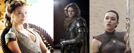 Game of Thrones - Natalie Dormer, Finn Jones, and Keisha Castle-Hughes