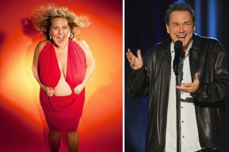 Bridget Everett and Norm Macdonald