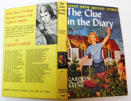 "Nancy Drew: The Clue in the Diary" by Mildred Wirt Benson (a.k.a. Carolyn Keene)