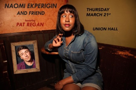 Naomi Ekperigin and Pat Regan