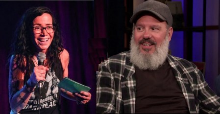 Janeane Garofalo and David Cross