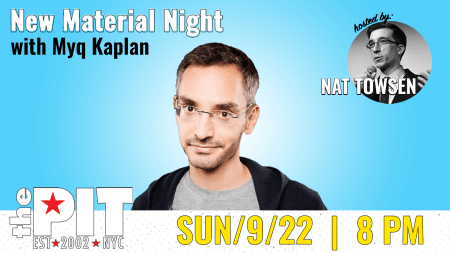 New Material Night with Myq Kaplan