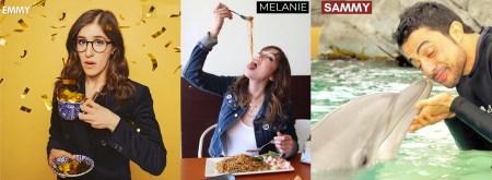 Emmy Blotnick, Melanie Maras, and Sammy Obeid